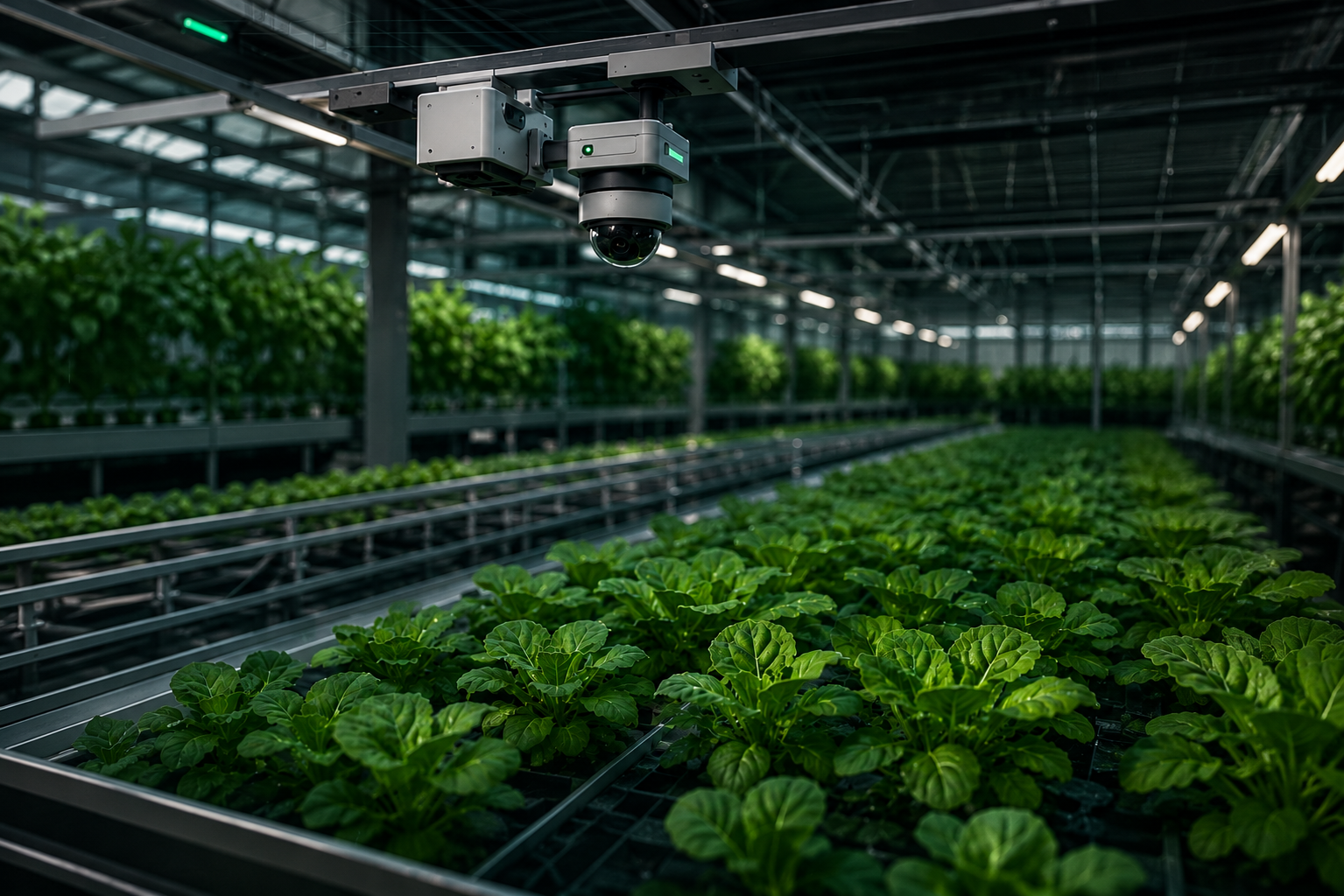 Estufa monitorada com telemetria ambiental em tempo real